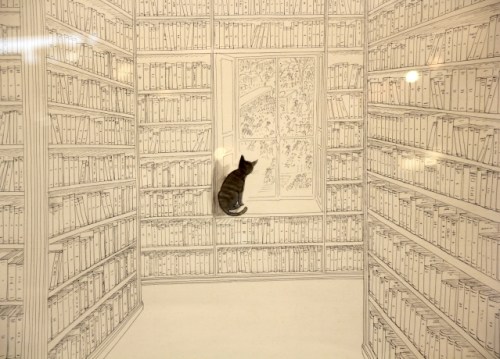 Sempé au salon du Livre - Affiche de l'Exposition © Denoël 2014